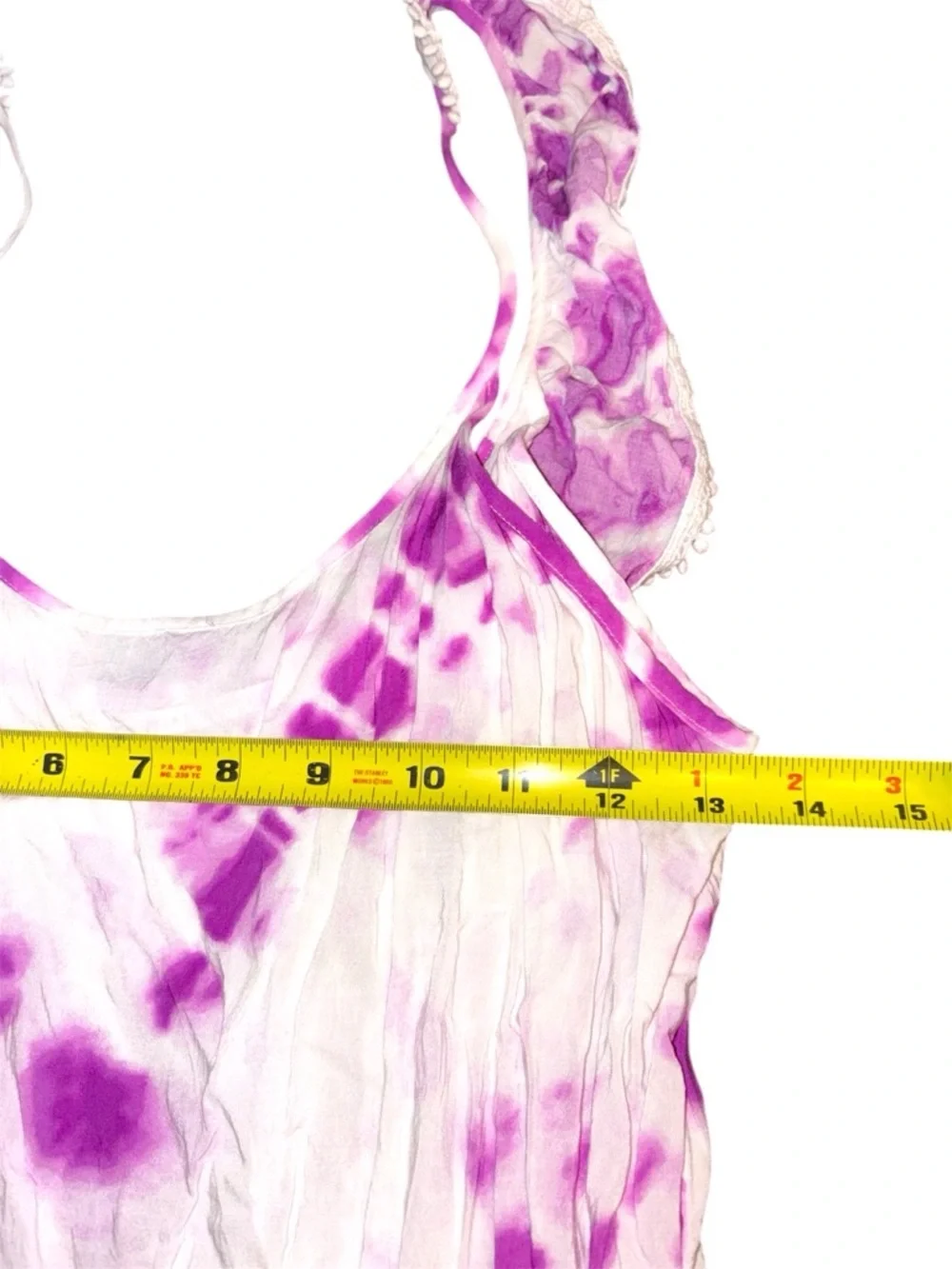 Victoria Secret Purple Tie-Dye Cruise Mini Swimsuit Coverup Sun Dress Size XS - Picture 7 of 14